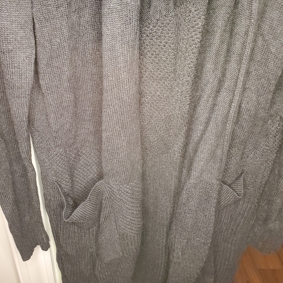 NWT Lululemon Sincerely Yours Wrap Sweater Heathered Deep Coal Size Large - Picture 7 of 12